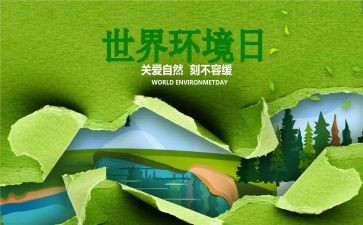 小学环境日主题班会教案5篇