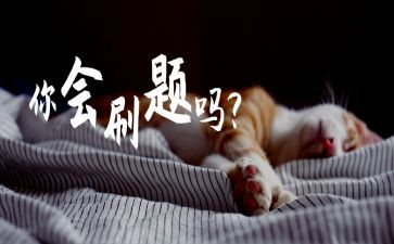 刷题的作文最新6篇